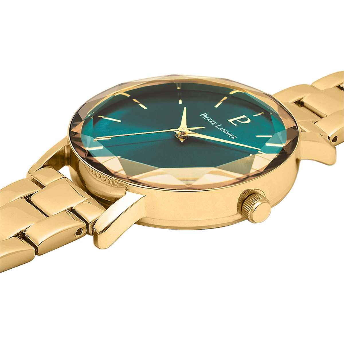 Montre PIERRE LANNIER multiples femme bracelet acier doré