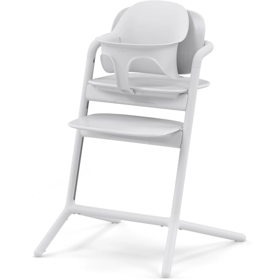 cybex GOLD Hochstuhl Lemo 4 in 1 Set All White inklusive Learning Tower