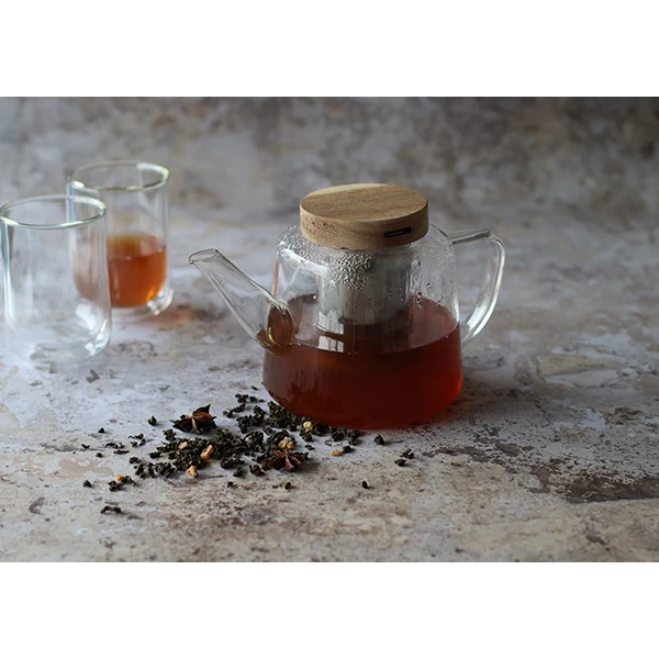 Théière en verre avec filtre Gustave 1 L Ogo