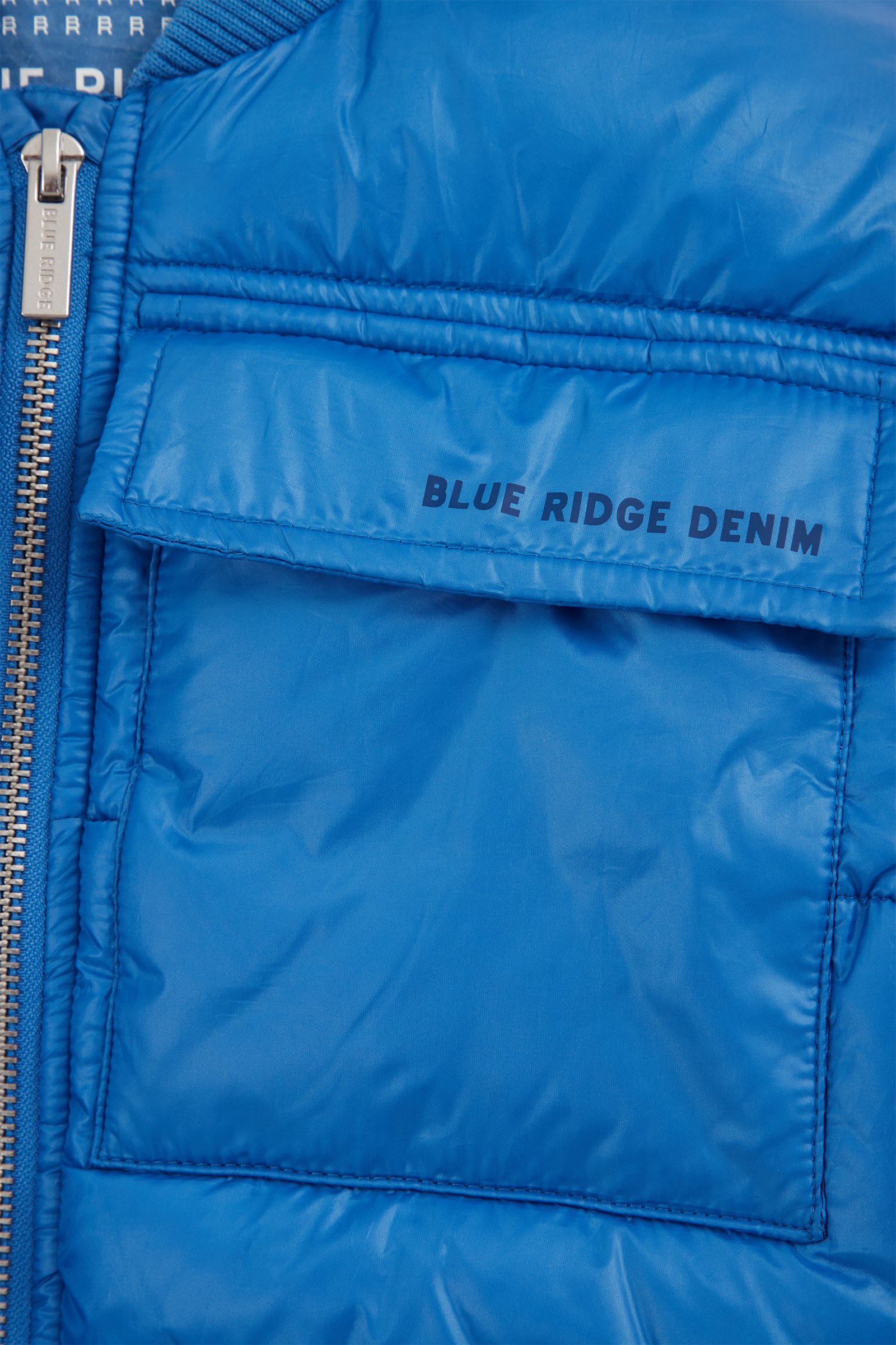 Meisjes gewatteerde bomberjack Blue Ridge Felblauw