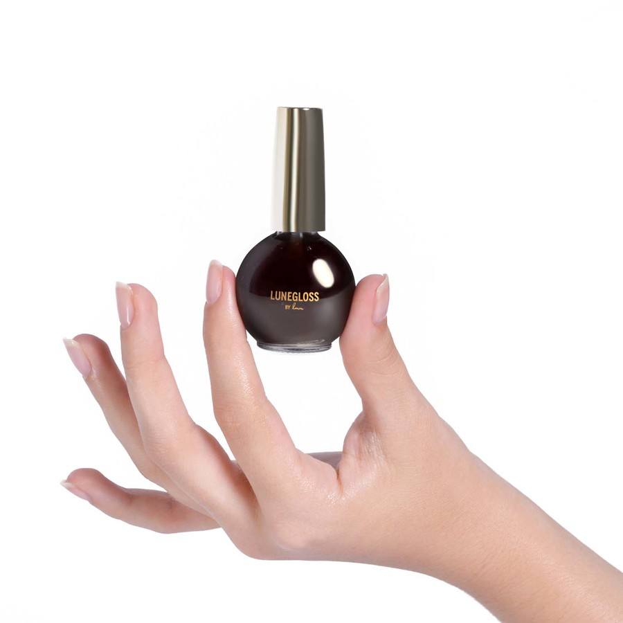 Le Mini Macaron Lunegloss Black Jelly Nail Serum 14ml
