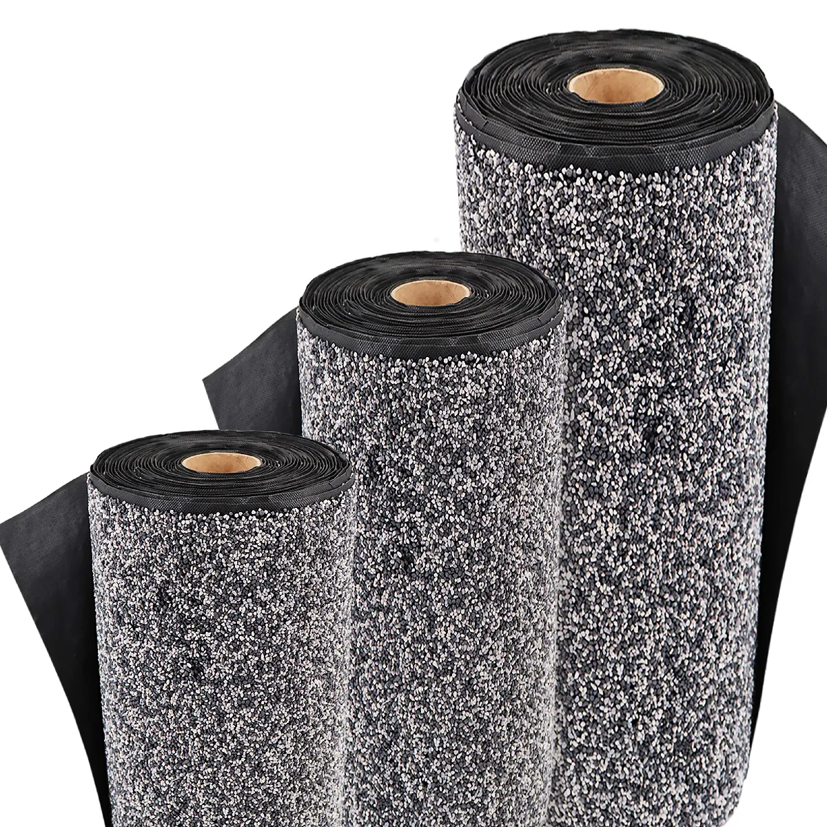 Bâche gravillonnée Aquagart 10 m x 1 m - Gris