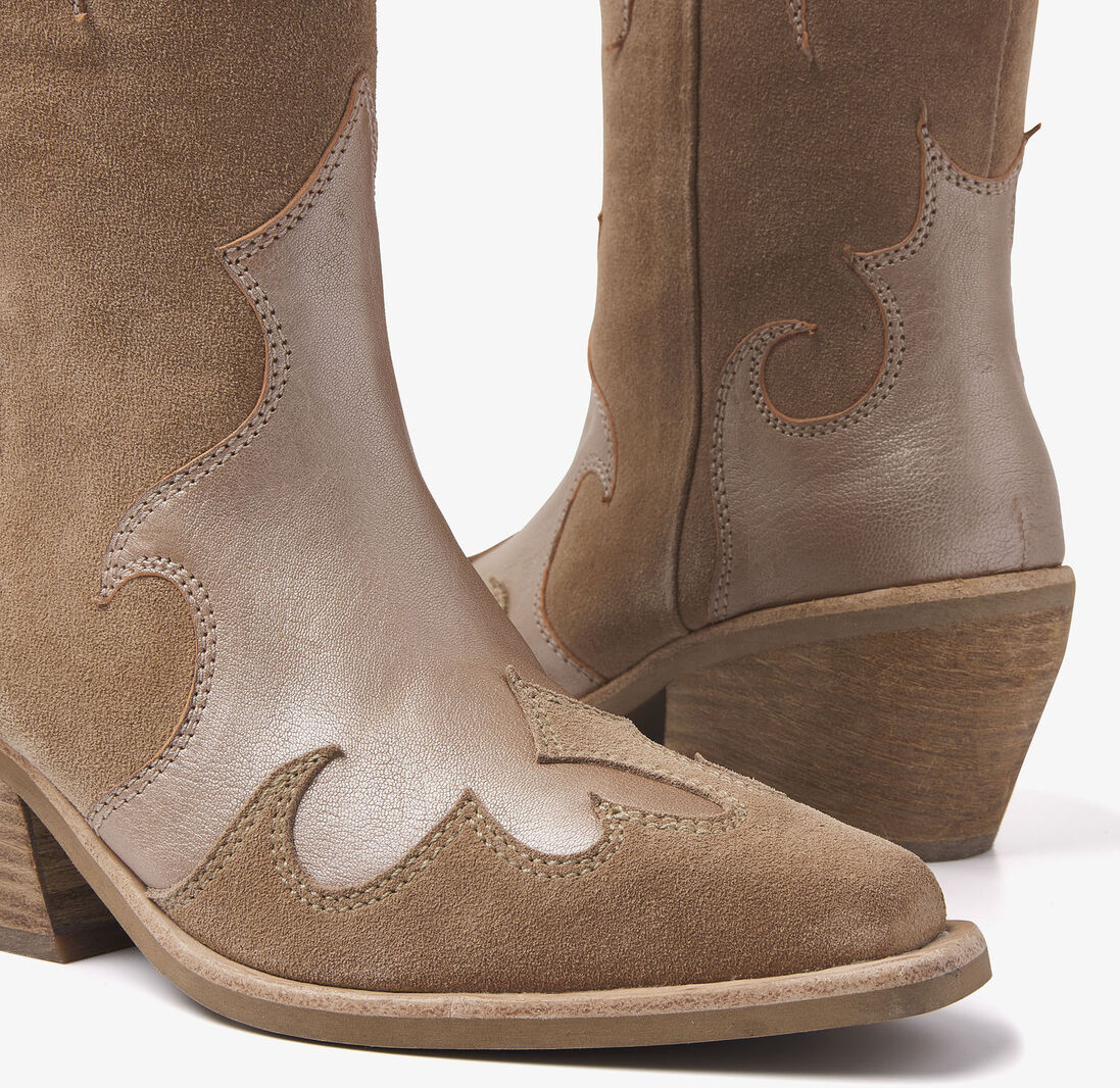 VIA VAI beige via vai cowboylaarzen eveline river