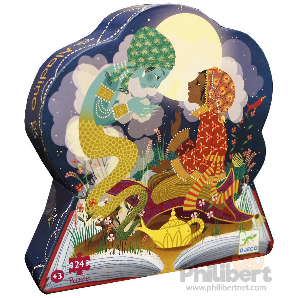 Puzzle Silhouette : Aladin - 24 Pièces