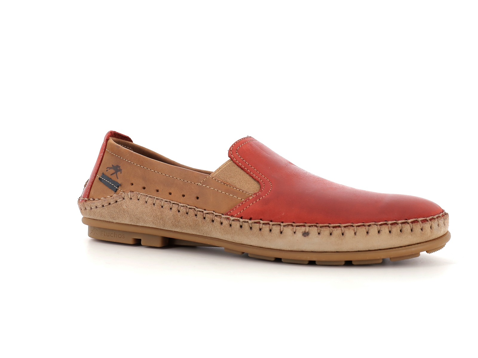 Fluchos-F1178 Cuir Rouge Camel