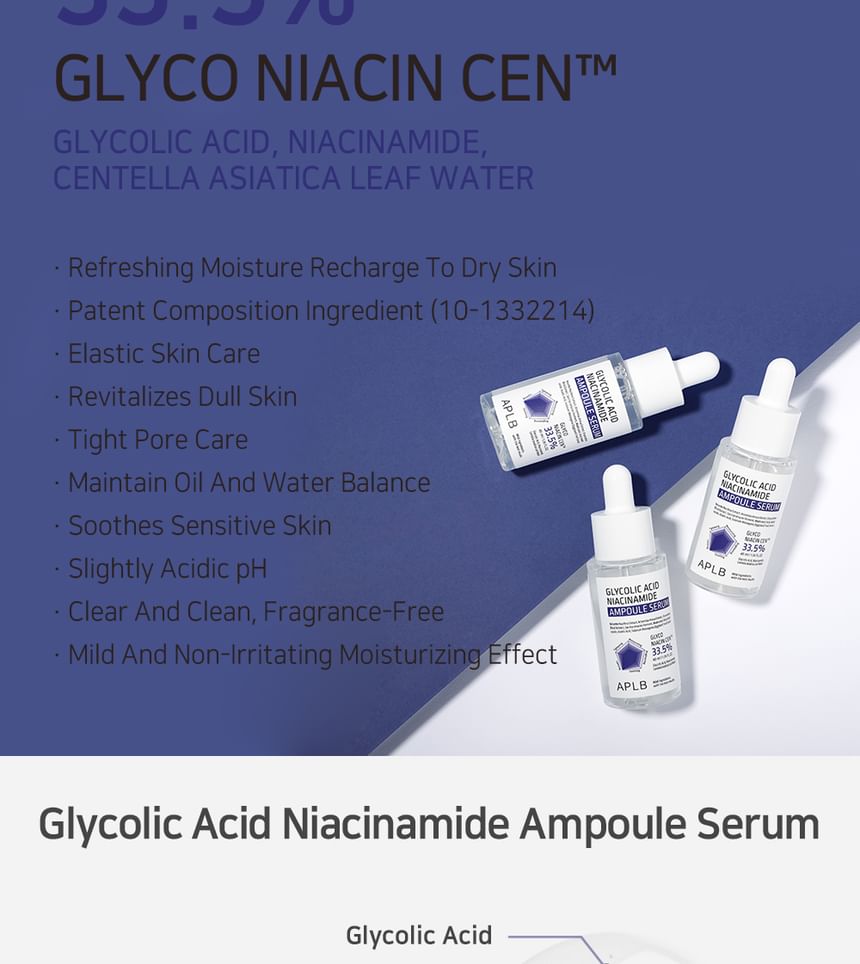 APLB - Glycolzuur Niacinamide Ampullen Serum Set