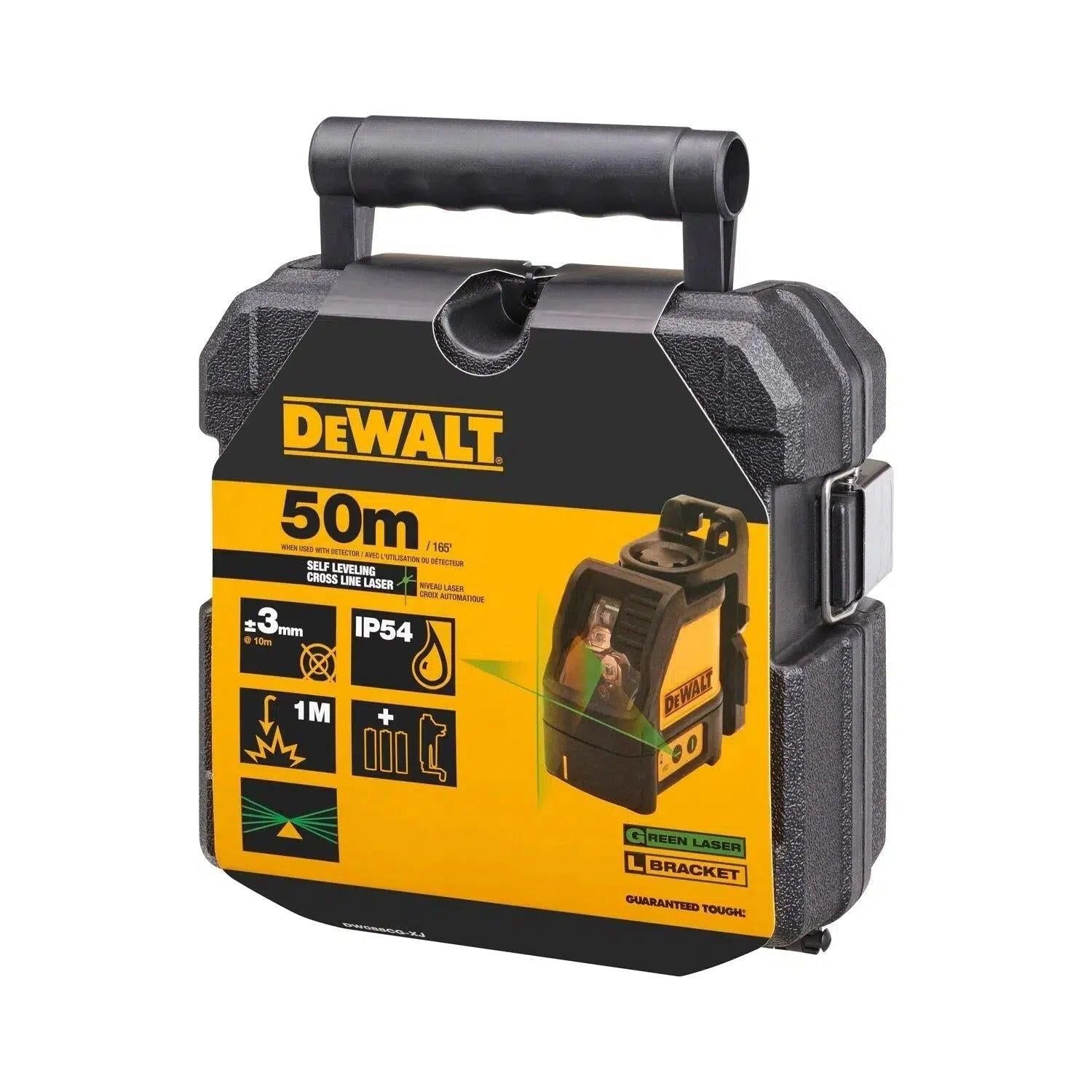DeWALT DW088CG Kruislijnlaser Groen 15mtr.