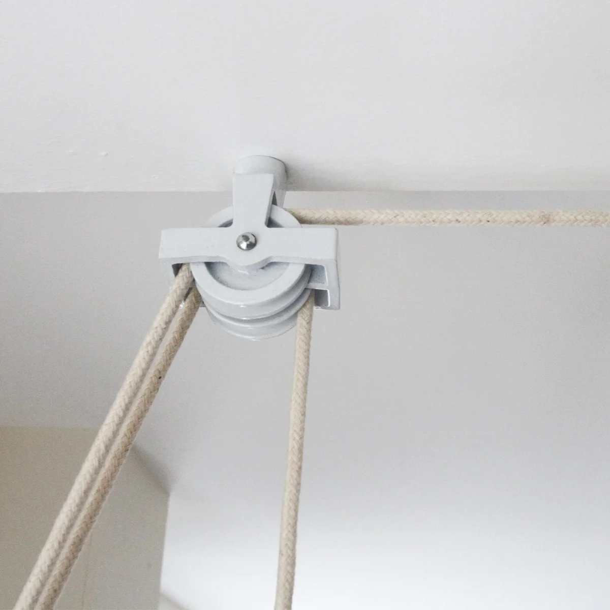 Etendoir à Linge Suspendu - Blanc- 2.4m Kukoo