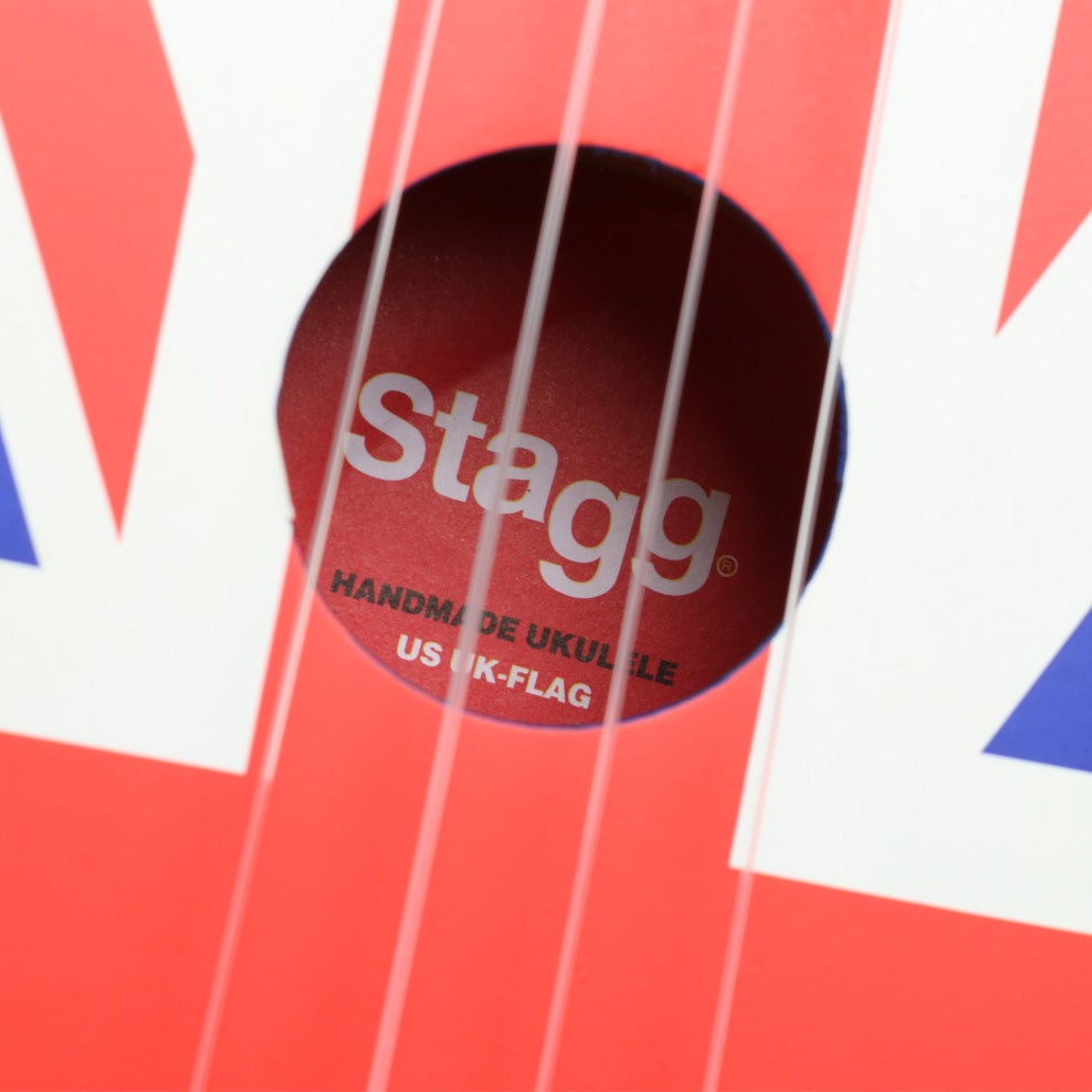 Stagg US UK-Flag sopraan ukelele met gigbag