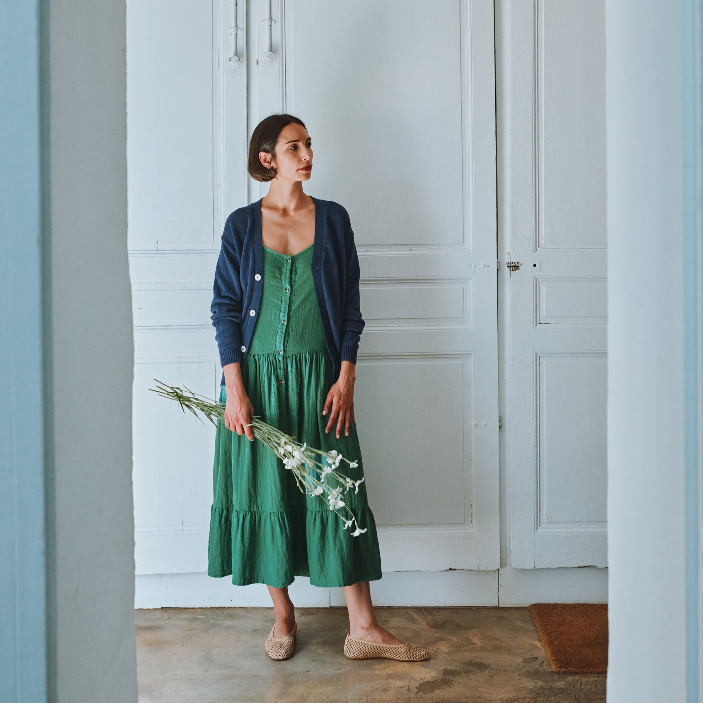 Adult Kleid Celosie Deep Grass Green