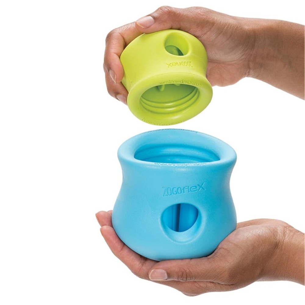 Jouet pour chiens avec zogoflex toppl aqua bleu s