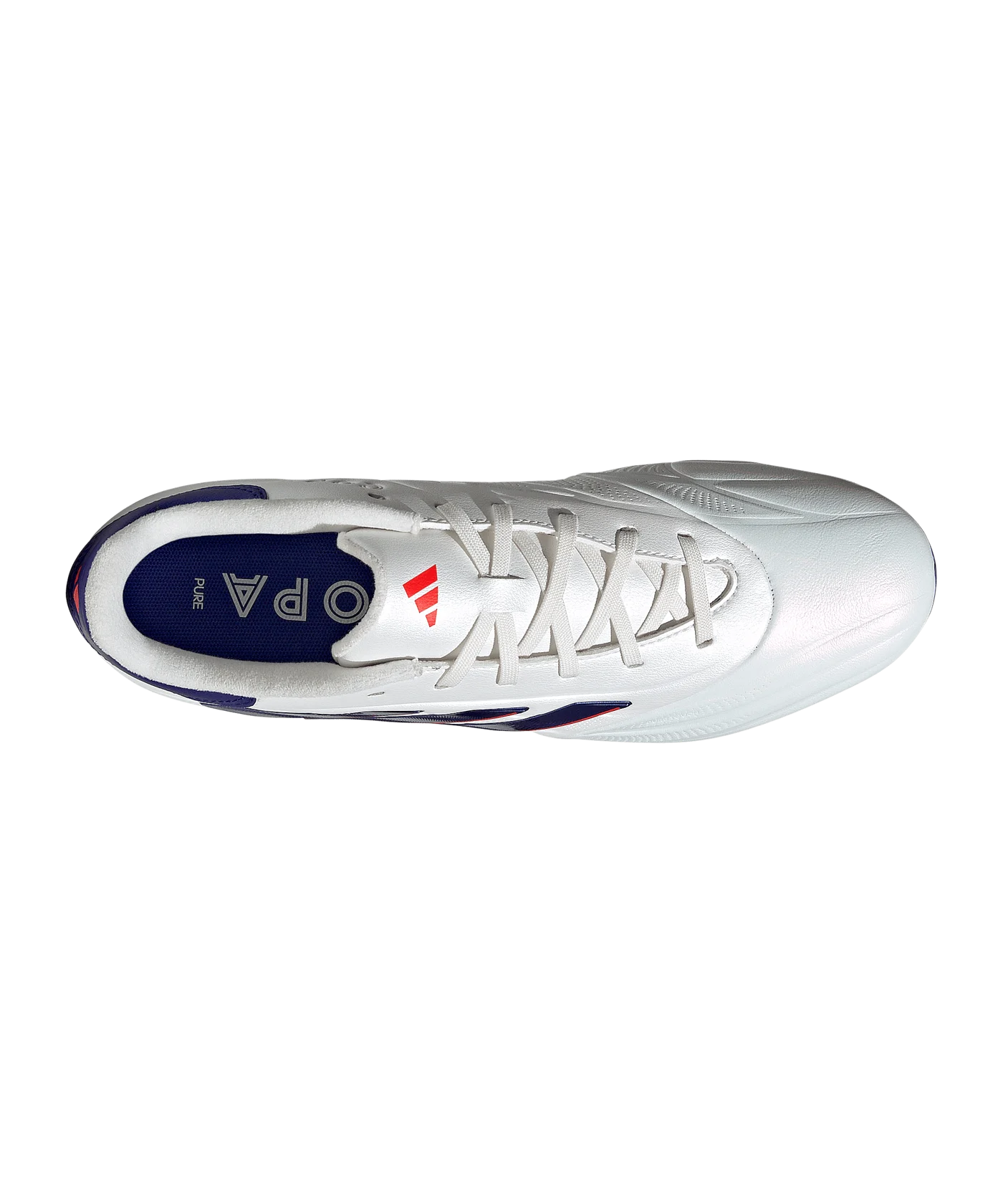 adidas COPA Pure 2 League FG Advancement Weiss Blau