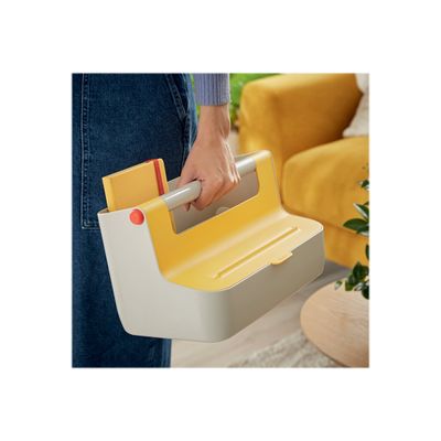 Leitz Cosy - Boîte de rangement organisateur de bureau - jaune - plastique ABS