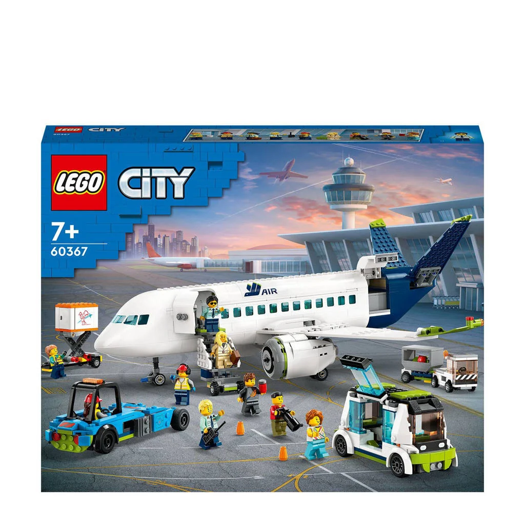 Passagiersvliegtuig Speelgoed Vliegtuig Voertuigen Set 60367