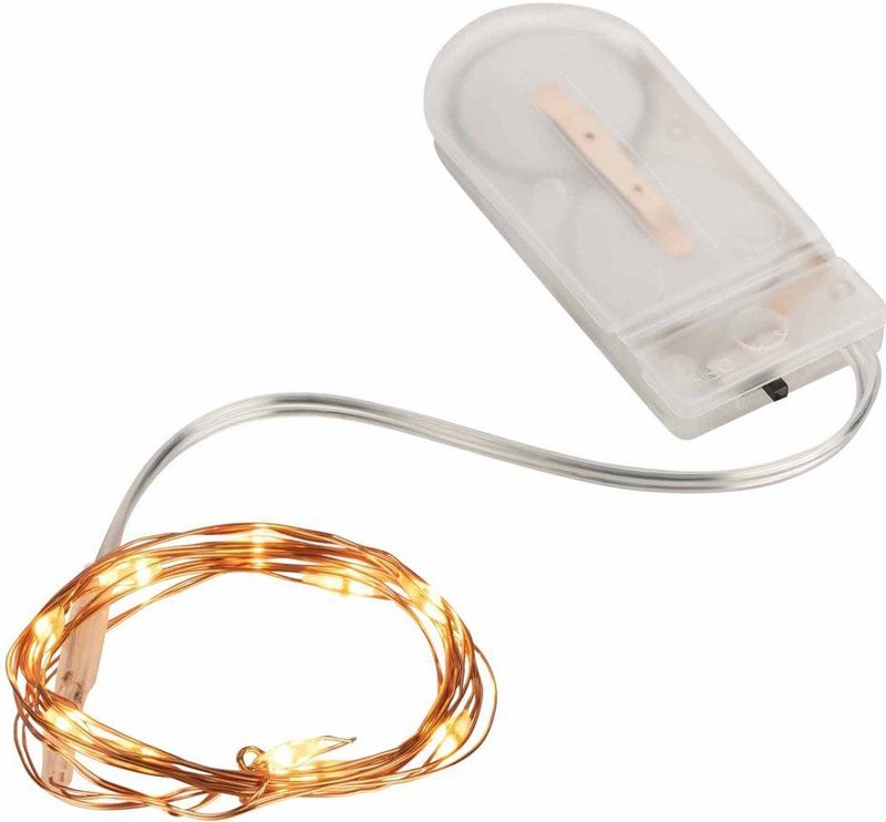 Anna Collection draadverlichting - koper- 10 leds- warm wit - 100 cm