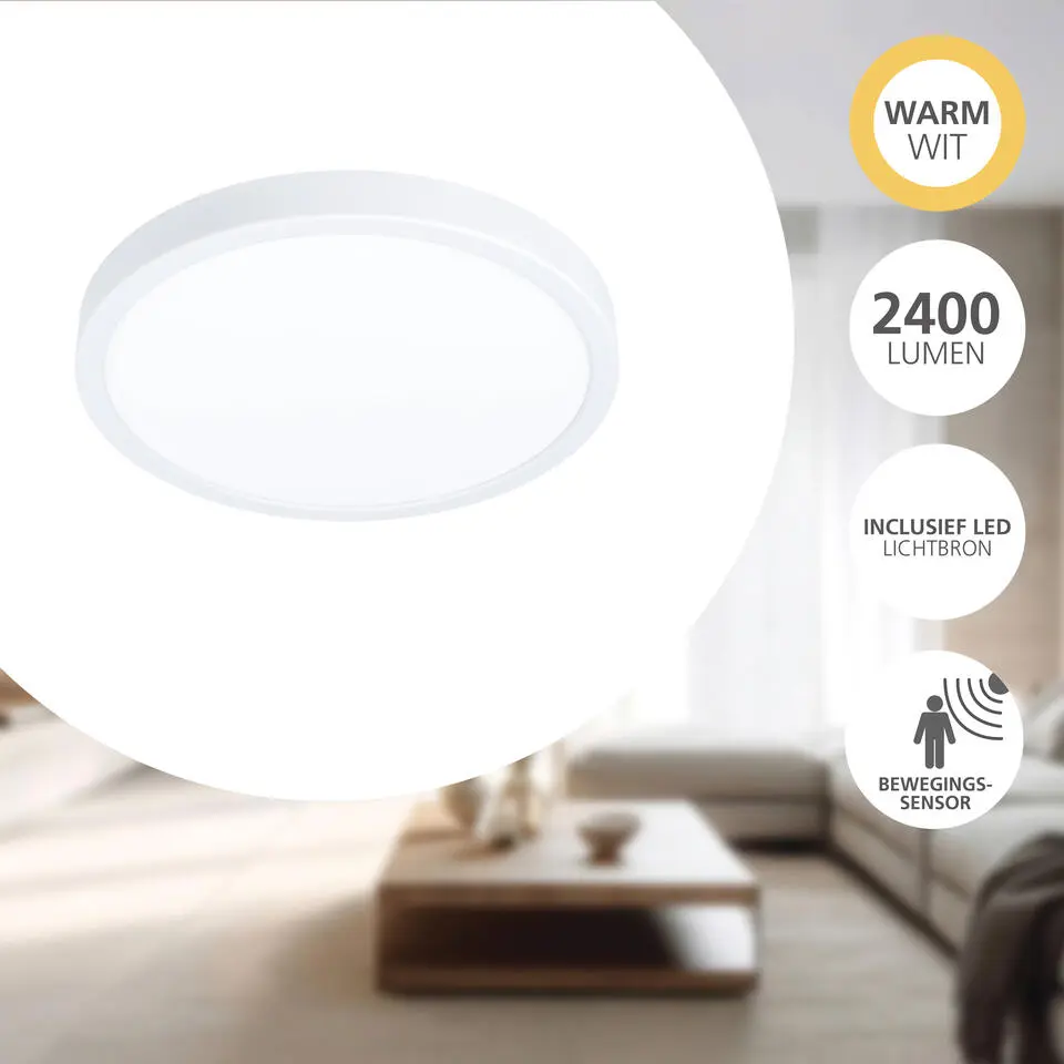 EGLO Fueva 5 Opbouwlamp - LED - Ø 28,5 cm - Wit