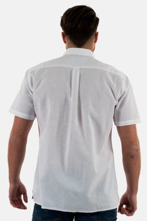 Chemise manches courtes barbour nelson s/s summer wh11 white