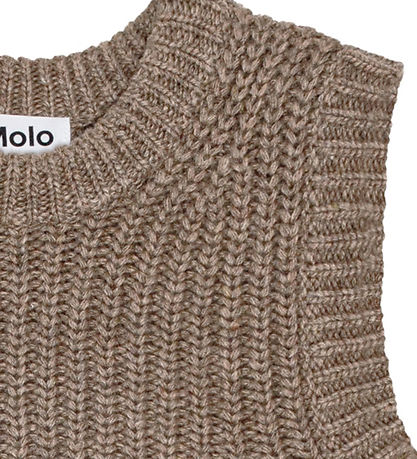 Molo Vest - Uld/Akryl - Gilberte - Brown Sugar