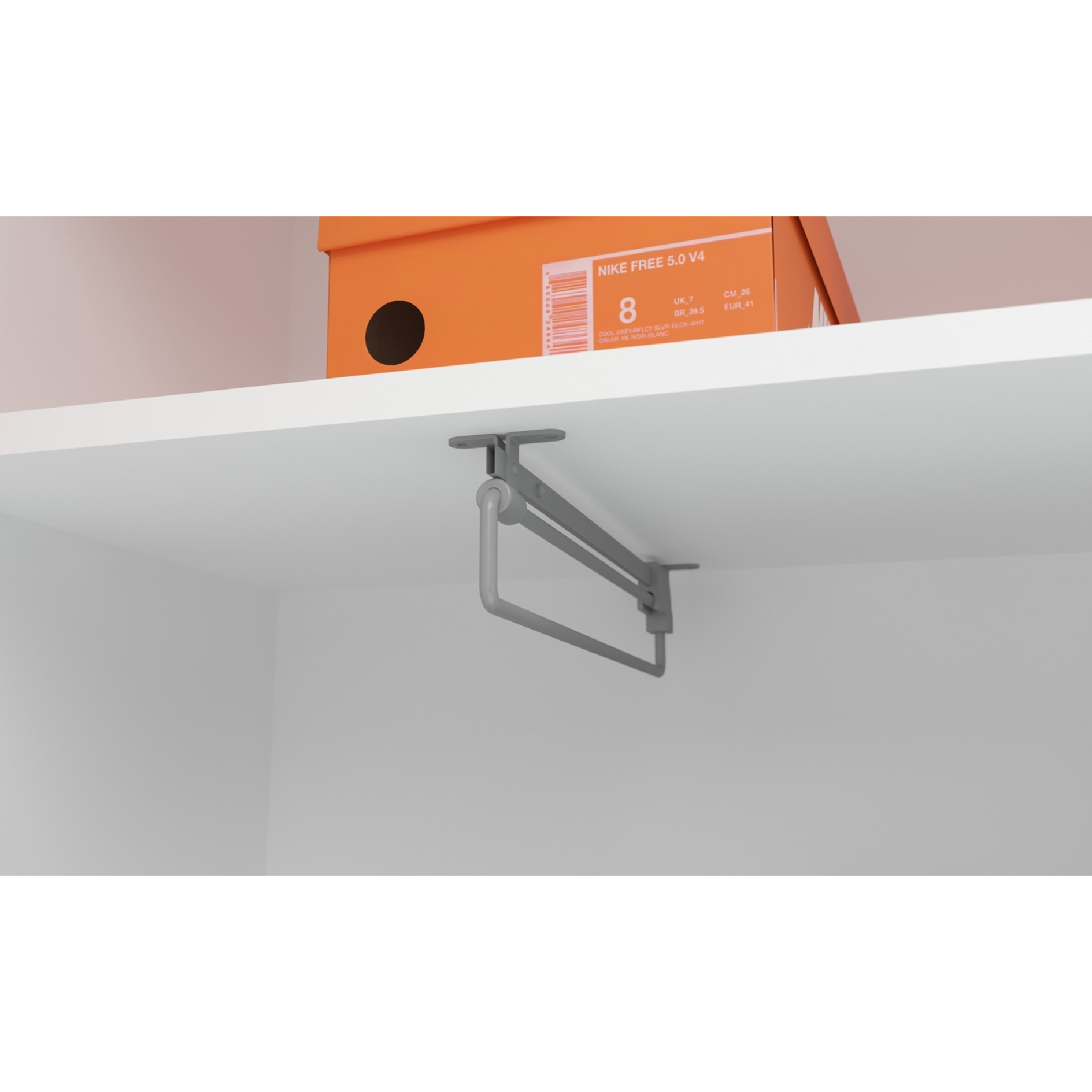 Garderobenschrank TORINO - weiß - 54 cm