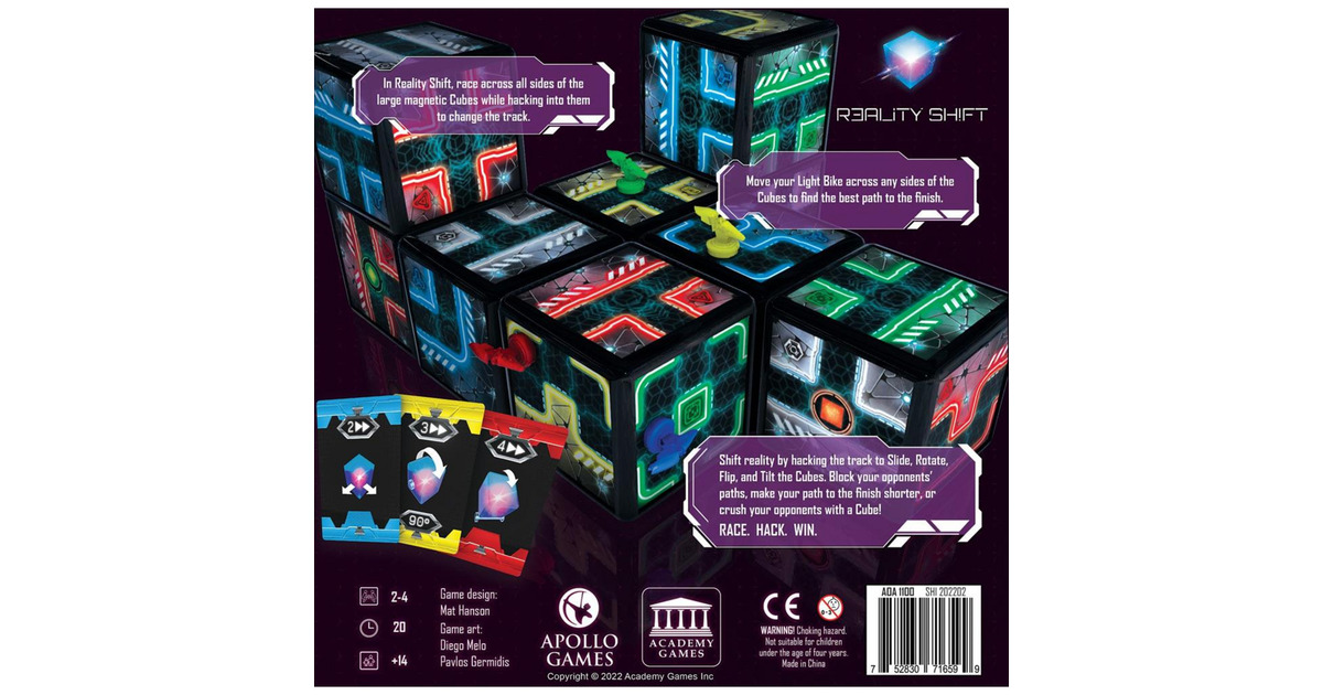 Reality Shift Bordspel  (Engels, 2 - 4 spelers, 60 - 120 minuten, Vanaf 14 jaar)
