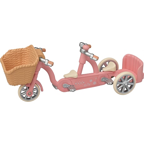 Sylvanian Families husky søskende tandemcykel legesæt