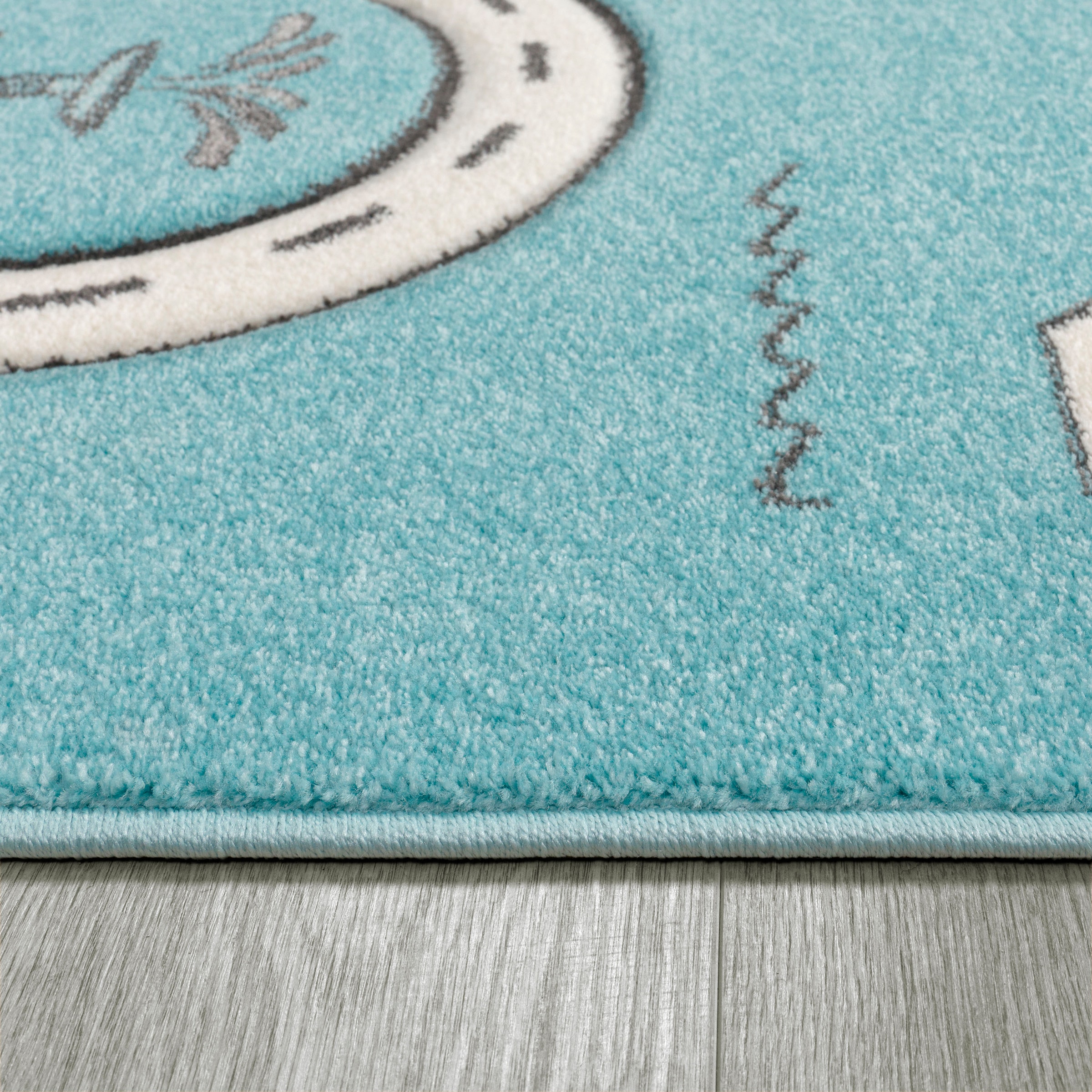 Paco Home Kinderteppich »Diamond 710« rechteckig 17 mm Höhe Kurzflor, Strassen-Spiel-Teppich, Kinderzimmer