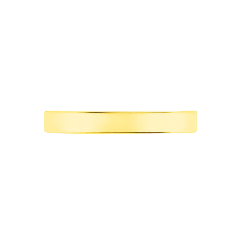 Alliance Gaia Ruban Plat Or Jaune