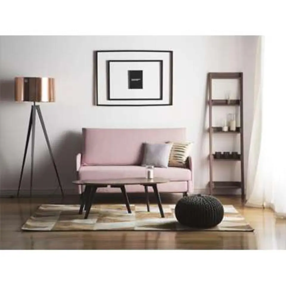 BELFAST - Slaapbank - Roze - Polyester