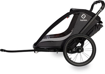 Hamax Cocoon Sykkelvogn, Grey/Black