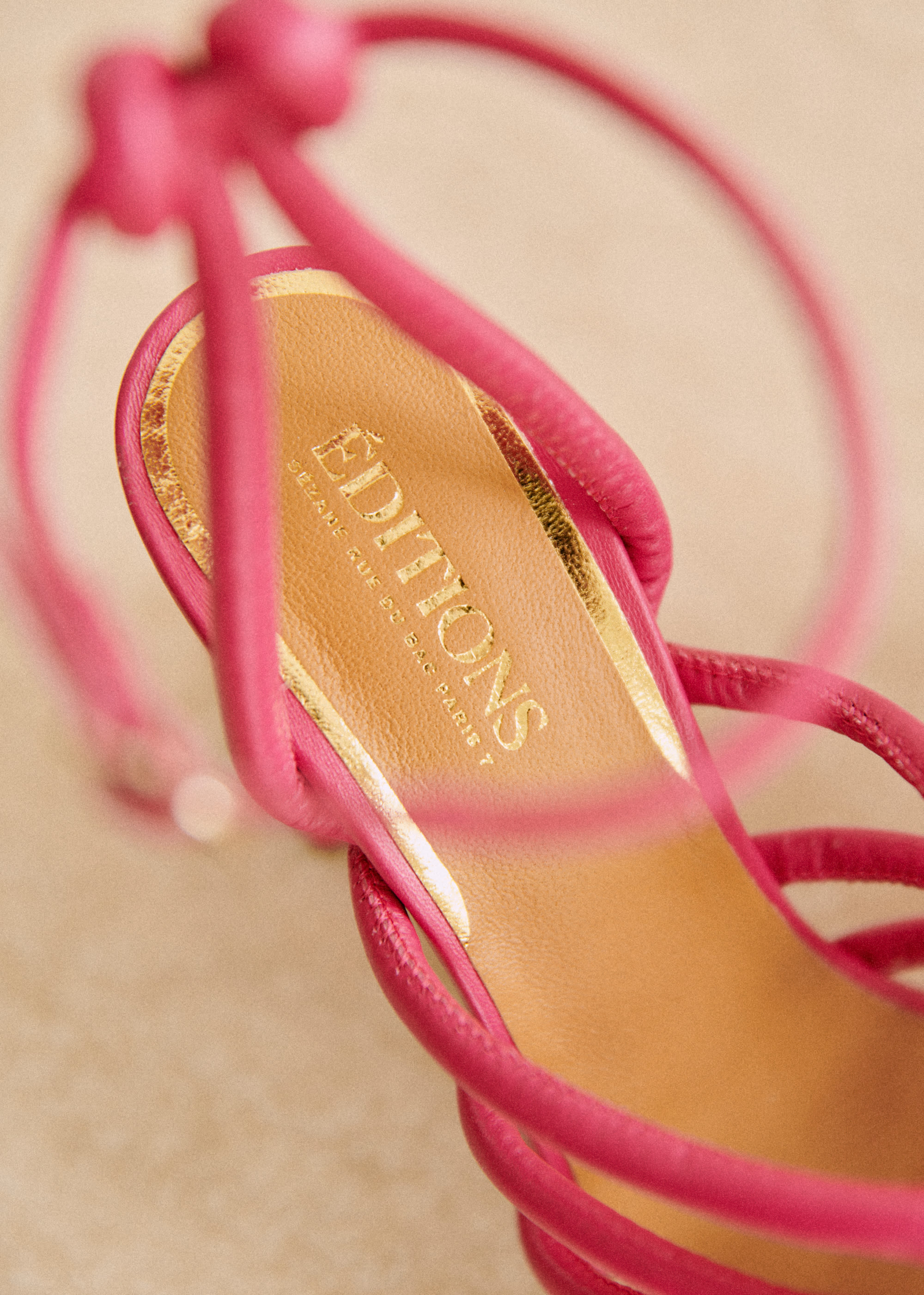 Sandales High Déborah - Rose vif lisse - SOULIERS/SOULIERS Sandales 5906211
