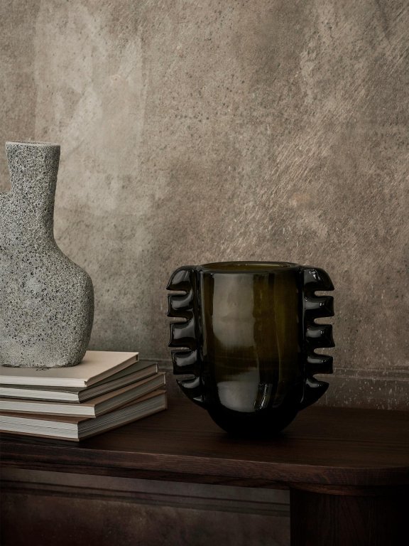 Ferm Living Alas vaas moss green