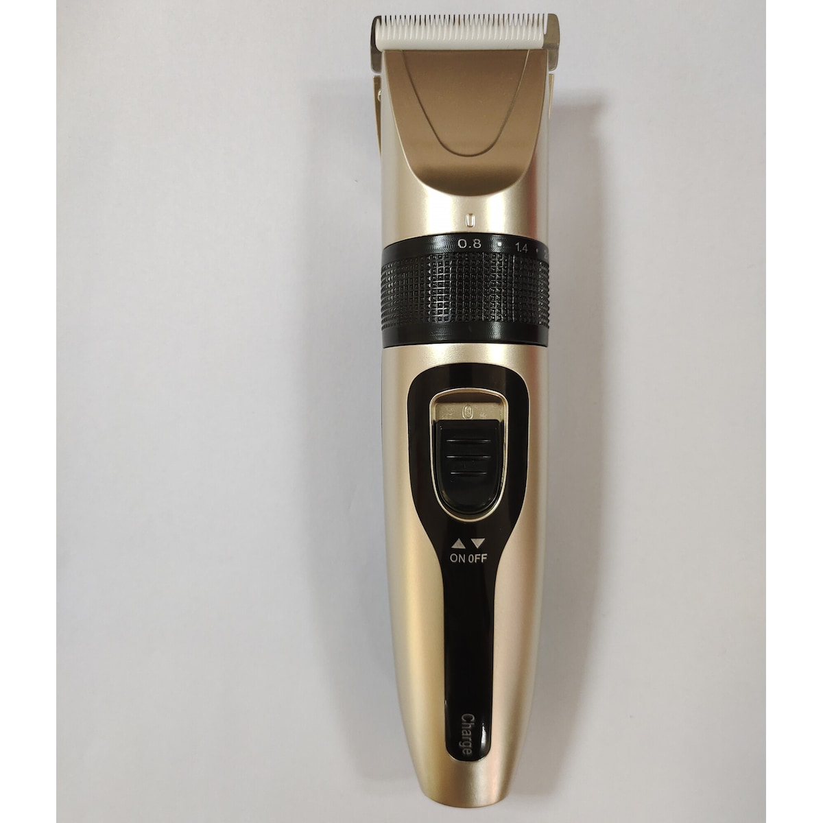 Stillegående pelstrimmer for hund, med tilbehør Champagne