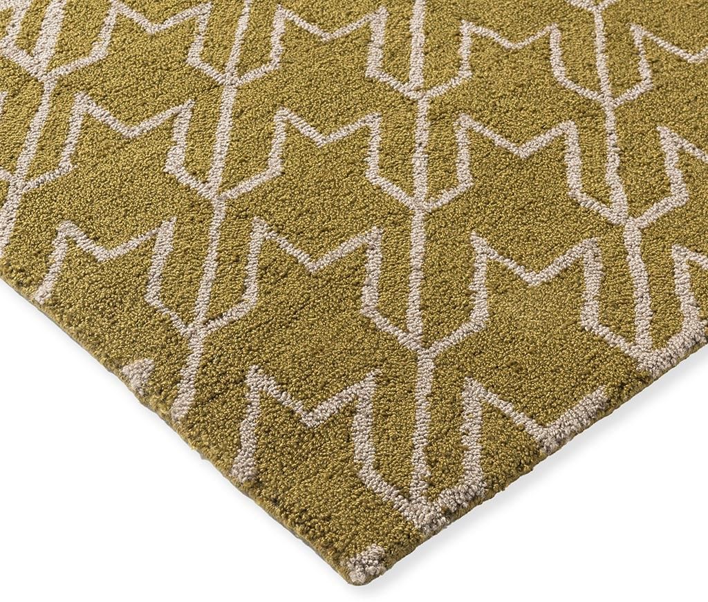 Vloerkleed Mustard 455706 Houndstooth