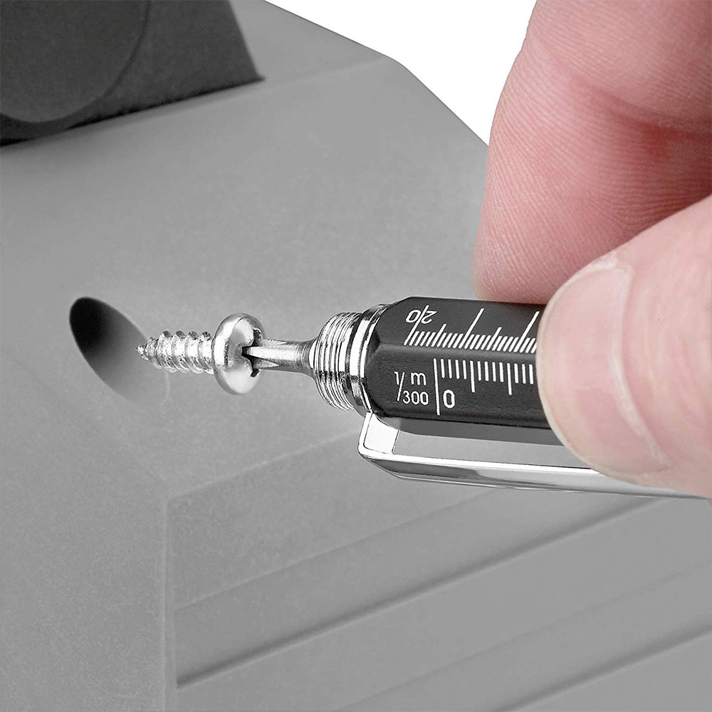 6in1 Multitool Werkzeug Kugelschreiber Touch Pen Wasserwaage Schraubendreher (Kreuz/Schlitz) Lineal (15cm)
