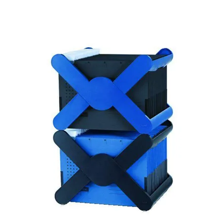 HAN Hängeregistraturkorb X-CROSS, für 35 Mappen, 359 x 269 x 320 mm, schwarz