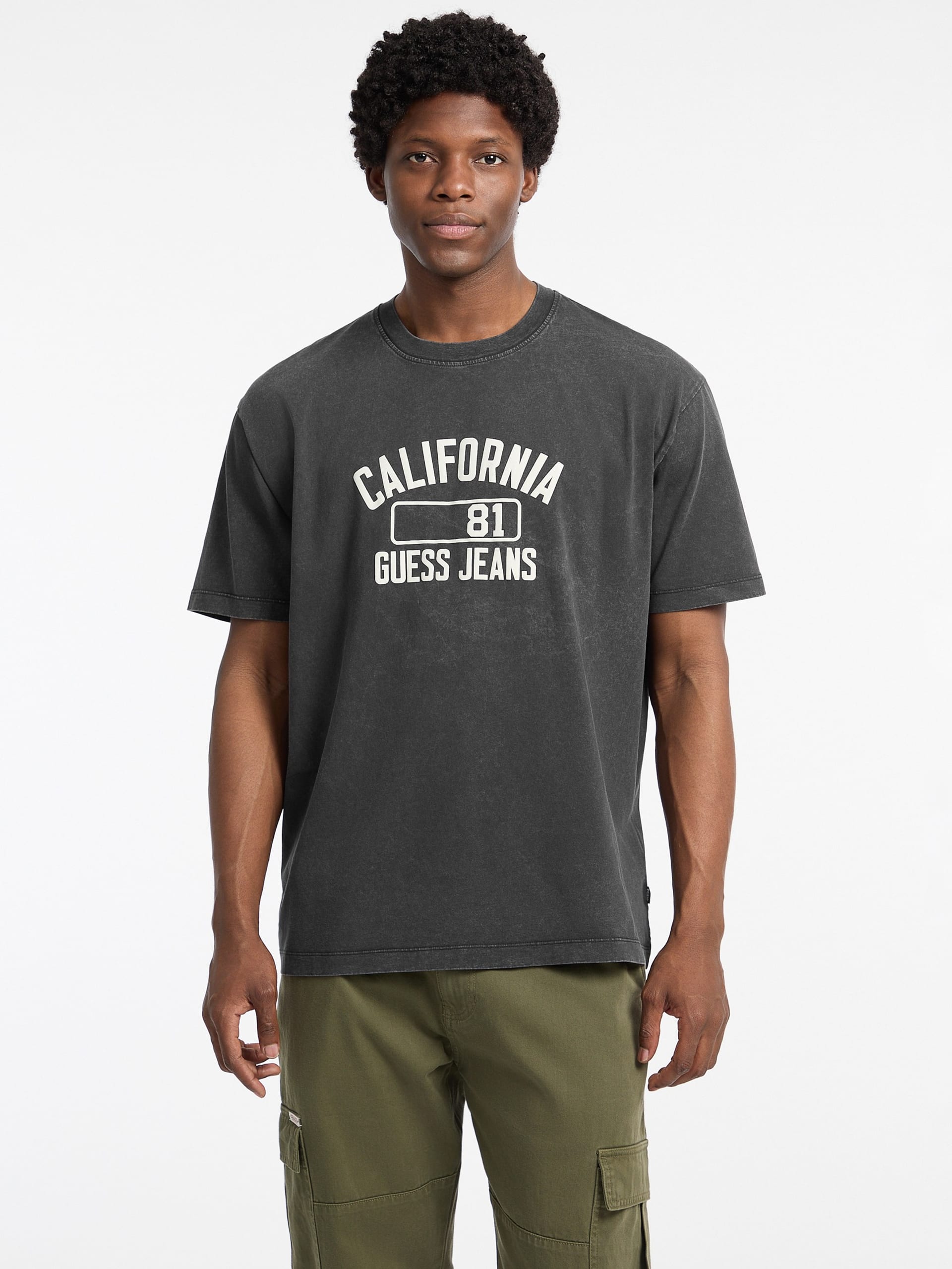 Camiseta California de gola redonda