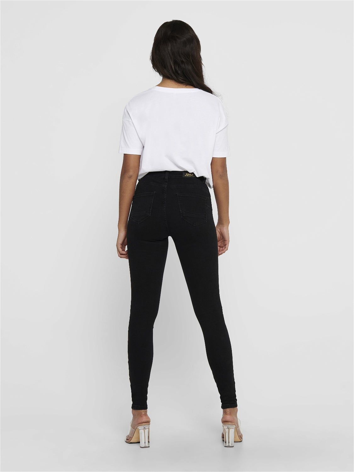 ONLPOWER Mittlere Taille Skinny Fit Jeans Black