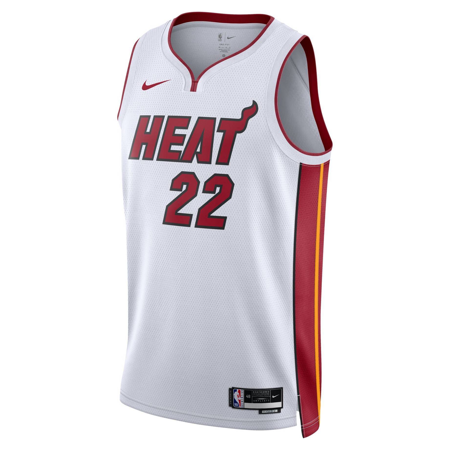 Nike| Herren Basketballtrikot NBA MIAMI HEAT JIMMY BUTLER SWINGMAN JERSEY ASSOCIATION