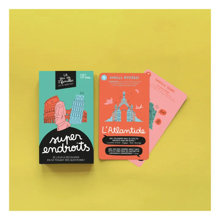 Minus Editions Jeu de 7 familles - Super endroits