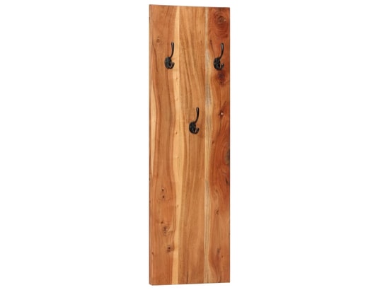 VIDAXL - Porte manteau Porte-manteaux muraux 2 pcs 36x3x110 cm bois d'acacia massif