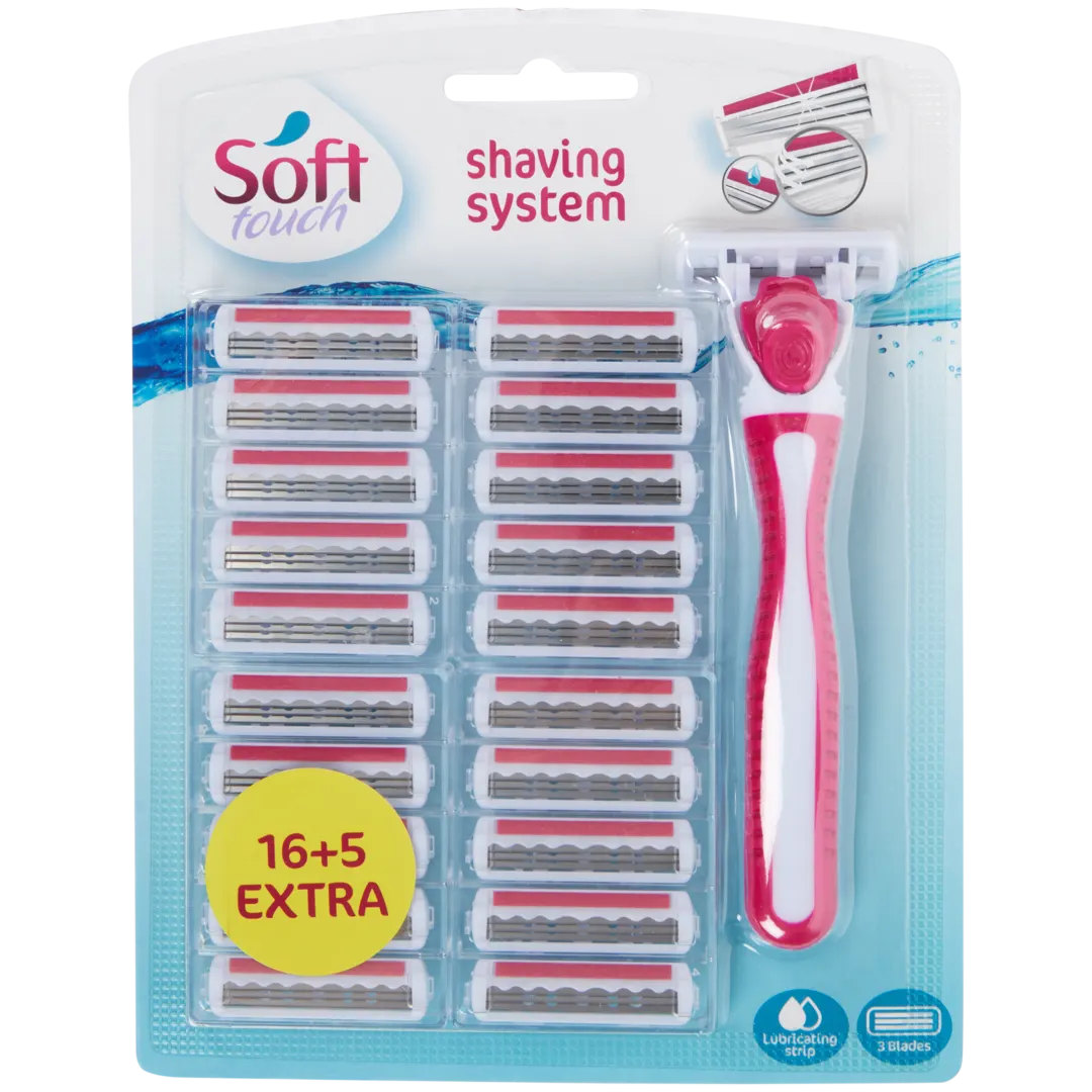 Rasoir avec lames de recharge Soft Touch