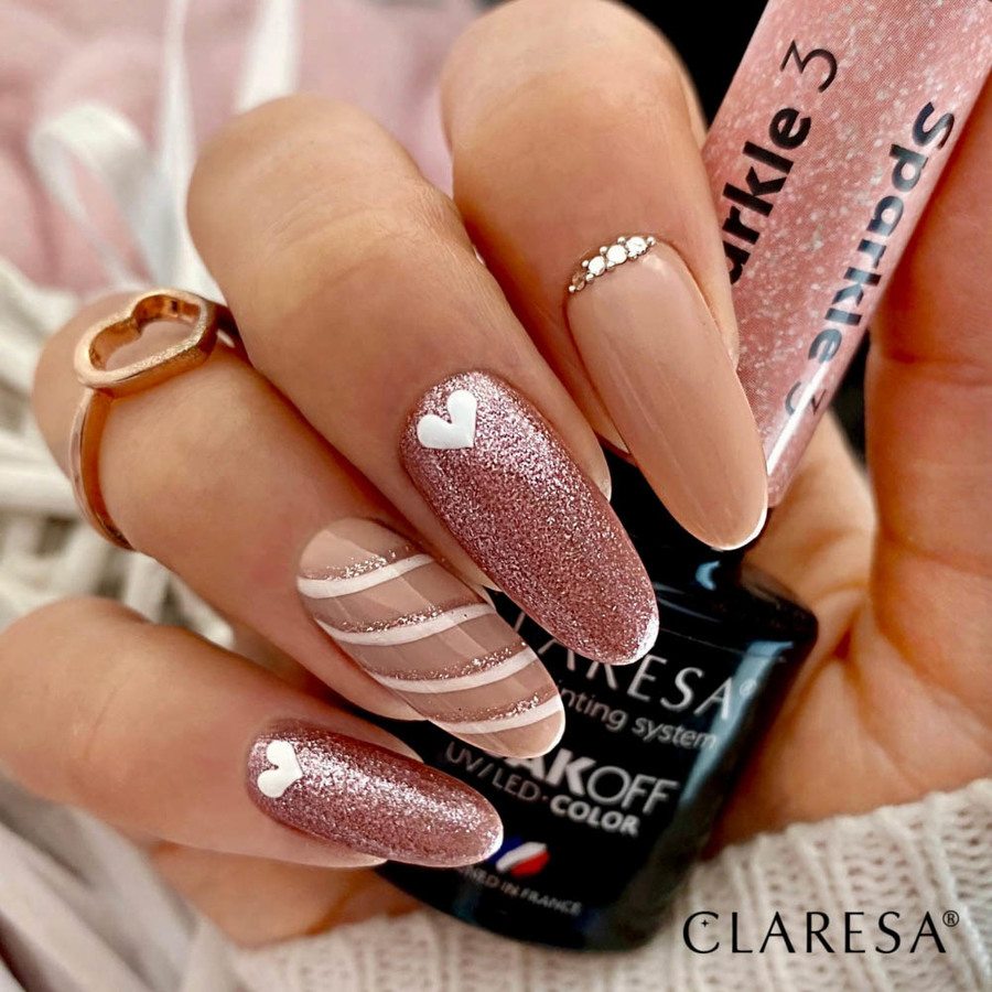Claresa Nail Polish Hybrid Soak Off Sparkle 03 5ml