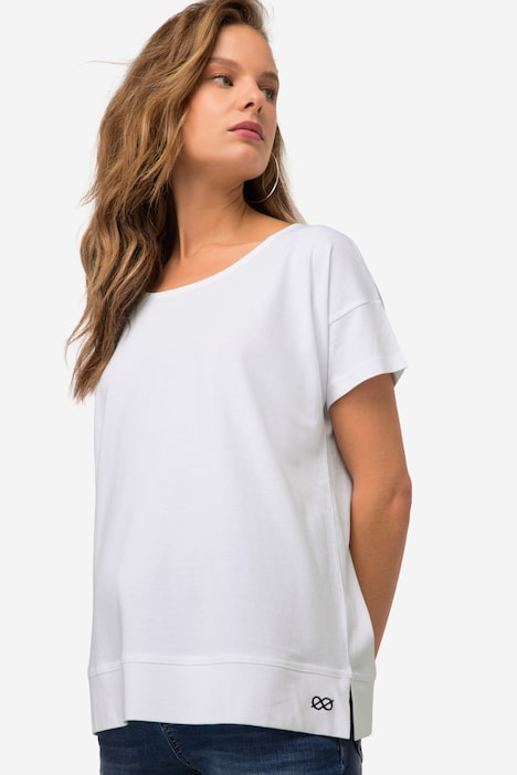 T-Shirt, oversized, Rundhals, Halbarm