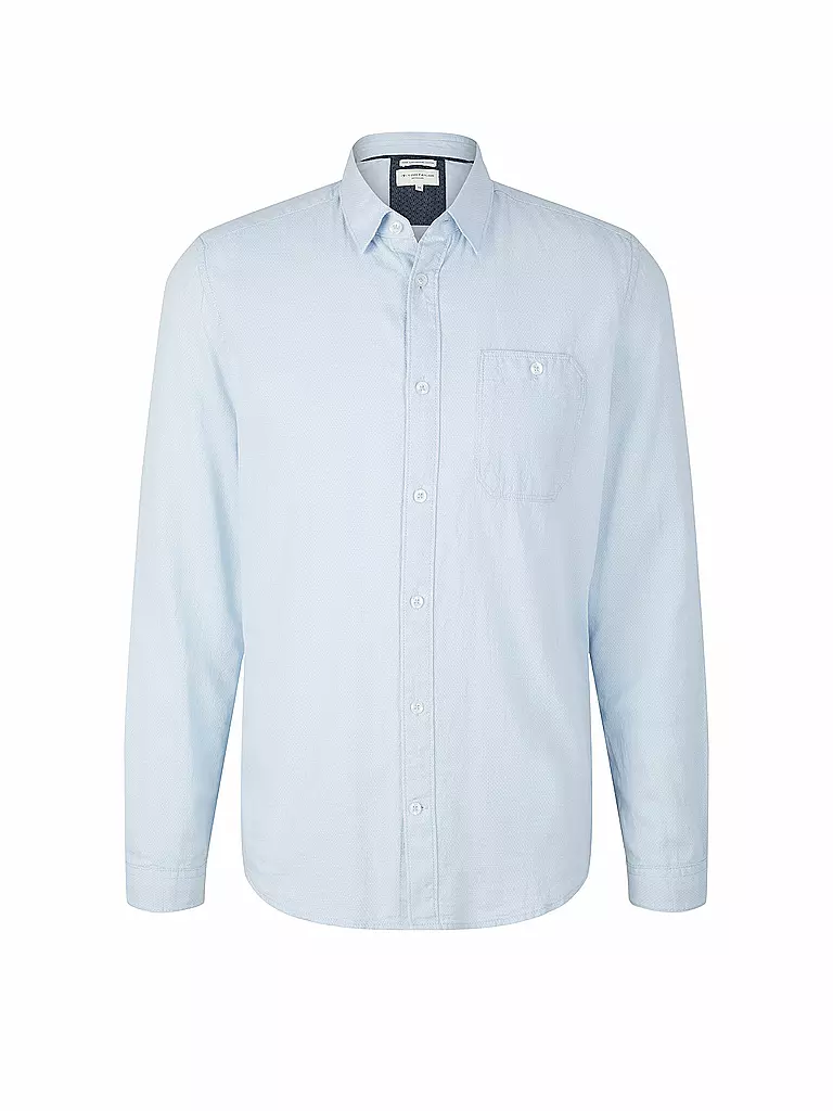 TOM TAILOR Hemd Regular Fit hellblau