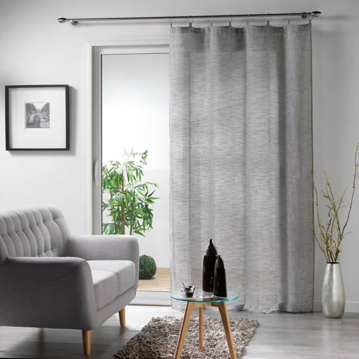 PANNEAU A ANNEAUX 140X240CM MILZA ANTHRACITE