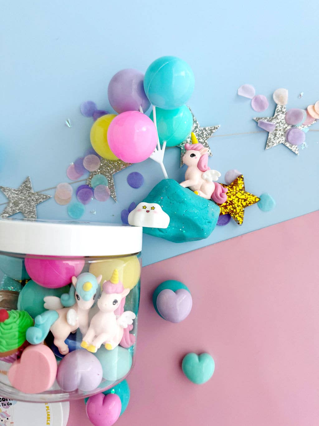 Knete Set Einhorn-Party zum Mitnehmen