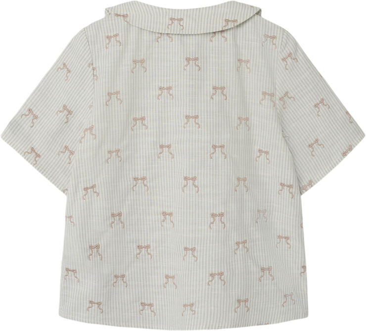 Lil' Atelier NMFKENDRA SS LOOSE SHIRT LIL Coconut milk