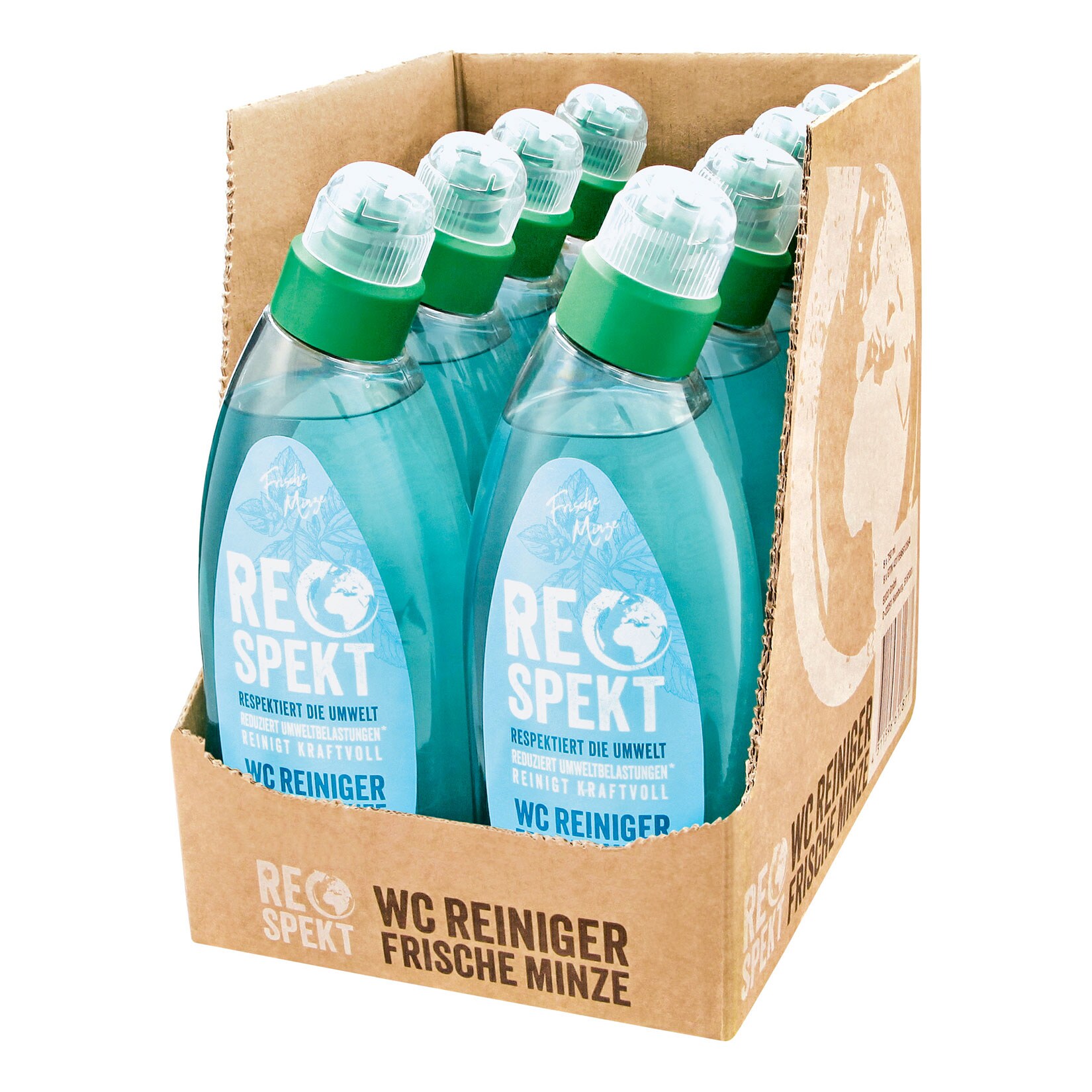 Respekt WC-Reiniger 750 ml, 8er Pack