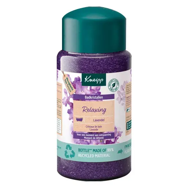 Cristais de Banho Relaxantes de Lavanda Kneipp 600g