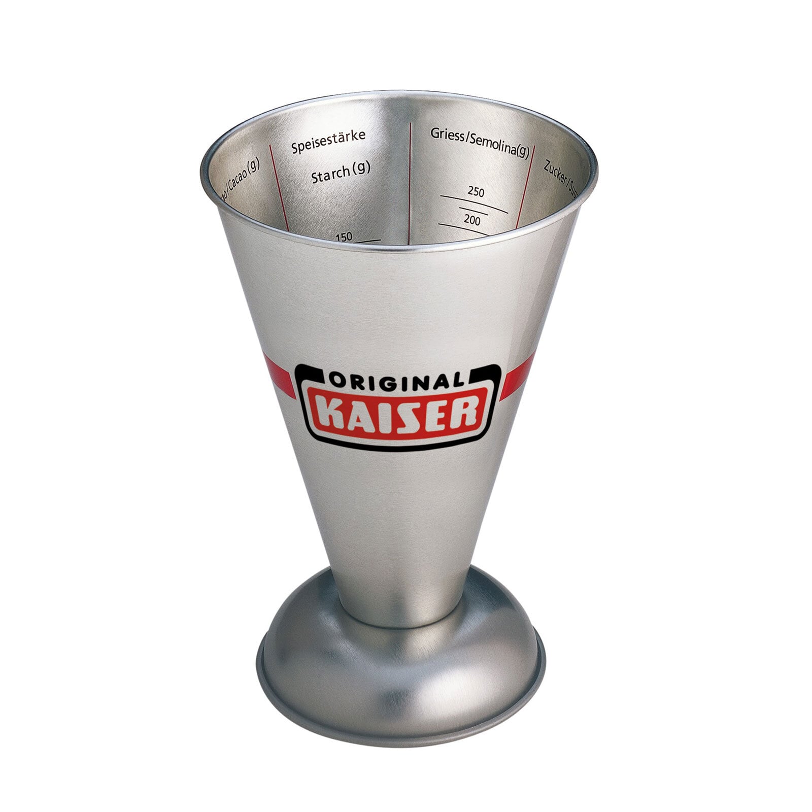 KAISER Messbecher PATISSERIE silberfarbig